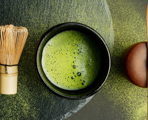 夜限定。体験型抹茶